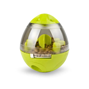 Brinquedo Interativo Para Cães com Dispenser para Petisco e Ração Verde